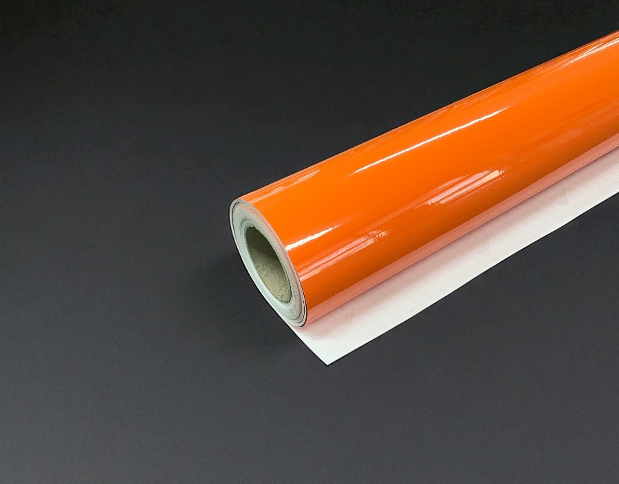 Avery 848 02 Plotterfolie orange glänzend selbstklebende Folie auf Rolle für Fahrzeugbeschriftung und Werbung Hamburg
