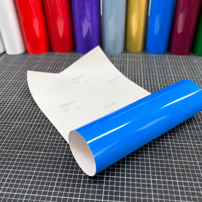 ORACAL 751C-508 Signalblau glänzend – Plotterfolie 30,5 × 150 cm
