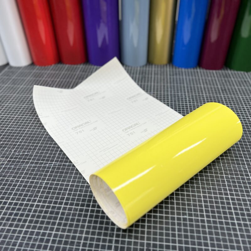 ORACAL 751C Plotterfolie Schwefelgelb 30,5 × 150 cm | Gegossene Folie